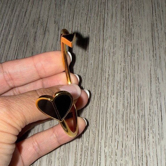 Kate Spade Black and Gold Heart Bracelet - Picture 3 of 8
